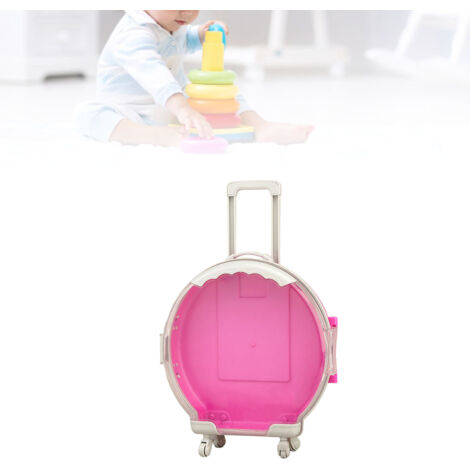 Multifunktionale, tragbare Aufbewahrungsbox für Spielzeug, Mini-Kosmetiktasche, Helm-Rolltasche, Reise- und Heimgepäck, ABS, Lila (20 x 6,5 x 30,5 cm, 237 g, 1 Stück) (1/5)