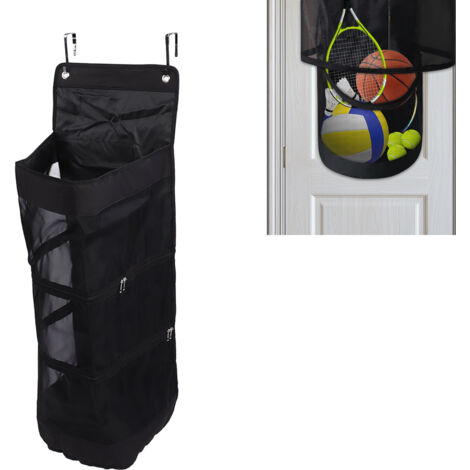 Tragbare Sport-Aufbewahrungstasche: Ballorganizer für Basketball, Fußball, Volleyball, Tennis – Strapazierfähige und platzfeste Hülle