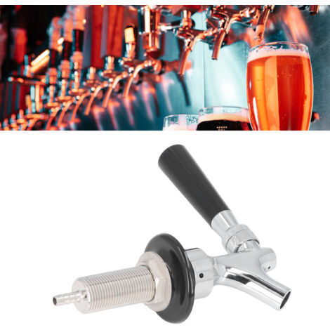 Bierzapfanlage aus Edelstahl mit 100 mm langem Griff für Heimbrauanlagen (1/5)