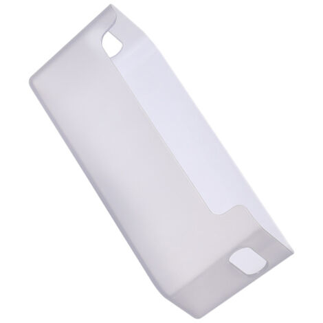 Aufbewahrungsbox für den Schreibtisch – Rechteckiger Kunststoff-Organizer für Handy und Zubehör – 25 x 8,5 x 9 cm – Neutrale Farbe (1/5)