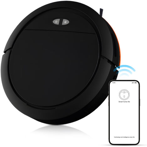 3-in-1-Saug- und Wischroboter mit WLAN, 4000 Pa Saugkraft, Leisemodus, 130 Minuten Laufzeit, Abmessungen 30 x 30 x 5,5 cm, ABS-Gehäuse, 2 x 7,4 V/3000 mAh Akkus (1/5)