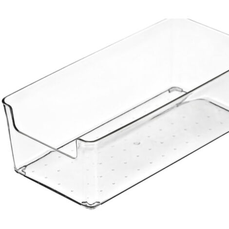 Transparente Aufbewahrungsbox mit Schublade und Fächern, aus robustem PET, 250 g, vielseitig einsetzbar für Küche, Büro und Bad (1/5)