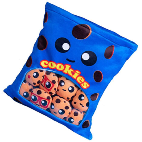 Weiches Plüschkissen [Niedliche Plüschkugeln] Kuschelkissen [Trosttier] Kleines, weiches Kissen [Weiches Komforttier] 48 x 38 cm [Plüsch-Geburtstagsgeschenk] [PP-Baumwolle] (1/5)