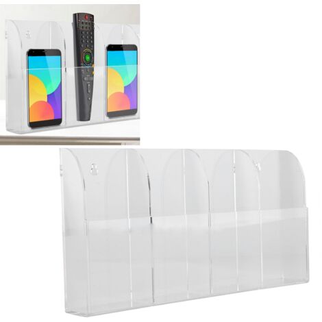 Acryl-Wandhalterung für Schlüssel, Handy und Fernbedienung Transparente Aufbewahrungsbox (26,5 cm) Neuware inklusive Schrauben (1/5)