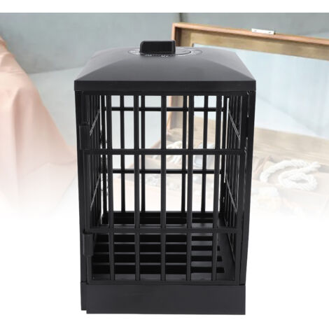 Handy-Gefängniskoffer mit Timer – Sicherer Käfig und intelligentes Schließfach, Schwarz – 380 g Kunststoff, 15 x 19 x 13 cm, bietet Platz für 6 Handys (1/5)