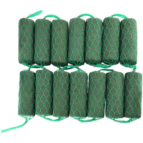 Girlanden-Steckschaumblöcke – 14 Stück 13 x 5 cm – Saugfähige Unterlage für frische und getrocknete Blumenarrangements – 210 cm Gesamtlänge – Ideal für Hochzeitsbögen und Dekorationen (1/5)