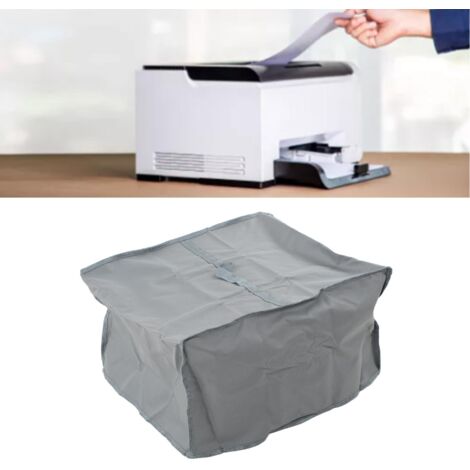 Universelle staub- und wasserdichte Schutzhülle für Drucker – Oxford 600D – Grau – Abmessungen 53 x 42 x 26 cm (1/5)