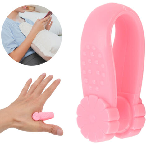 Akupressur-Clips zur Migränelinderung 8 Kunststoffclips zur Stimulation von Druckpunkten an der Hand Gegen Migräne und Stress Clip für Daumen und Zeigefinger Rosa
