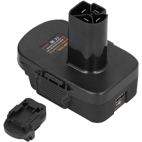 DM18GL ABS+PC Schwarzer Akkuadapter für DCB200, DCB201, DCB203, DCB204, DCB205, DCB206, M18 – 18V Lithium-Konvertierbar, 170 g (1/5)