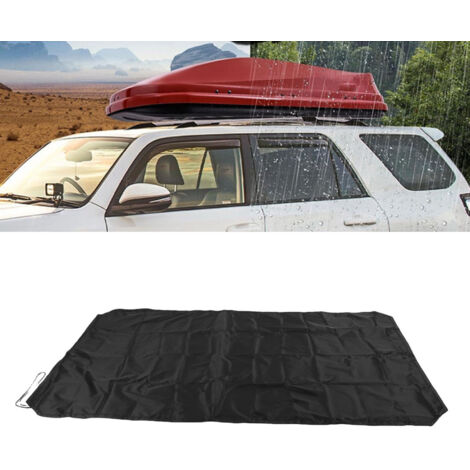 Wasserdichte Schutzhülle für Dachgepäckträger-Staubox, 210D Oxford-Gewebe, silberfarben, 270 x 145 cm, mit Aufbewahrungstasche