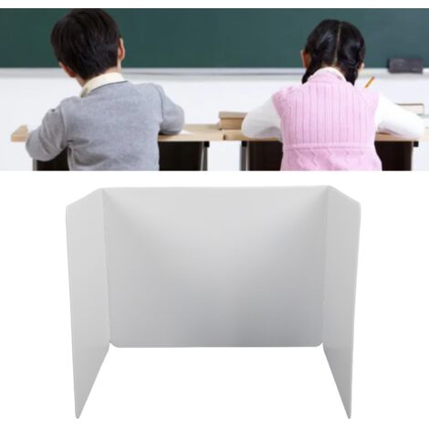 [Klassenzimmer] [Sichtschutzwand] [Sichtschutzwand für Schultische] Kunststoff, 35,6 x 43,2 x 34,3 cm (aufgeklappt), 4 Stück (1/5)