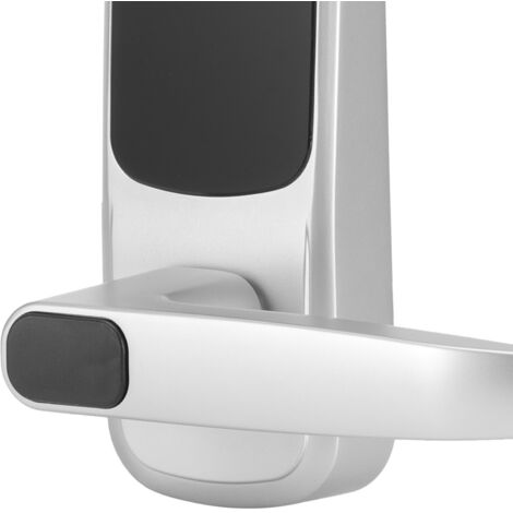 Intelligentes Tastenfeld und Fingerabdruckschloss mit Bluetooth-App und Türgriff aus Aluminium und Zink für 35–70 mm Türen – Installationsset (1/5)