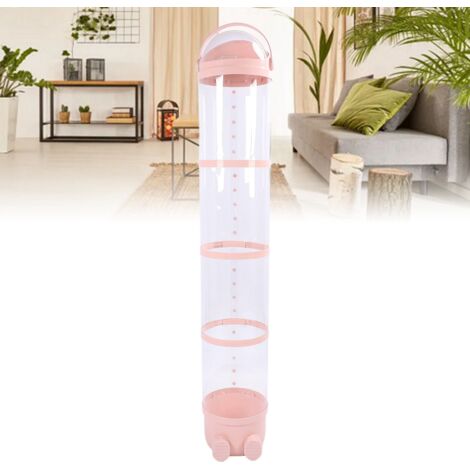 162 cm lange Aufbewahrungsröhre für Plüschtiere mit verstellbarer Beleuchtung, transparenter Organizer/Display für Spiel-/Schlafzimmer, rosa, hochwertiger Kunststoff (1/5)