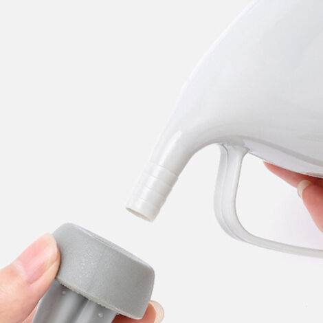 Tragbare Urinflasche Blau/Rosa 1500 ml Urinal für Männer, Frauen, Erwachsene und Kinder, auslaufsicherer Deckel, waschbares PP