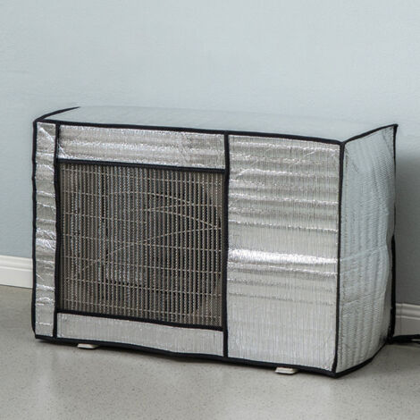 Außengeräteabdeckung, Aluminium-Vollschutzabdeckung, wasserdicht, staubdicht, korrosionsbeständig, UV-beständig, 86 x 35 x 60 cm (33,9 x 13,8 x 23,6 Zoll) (1/5)