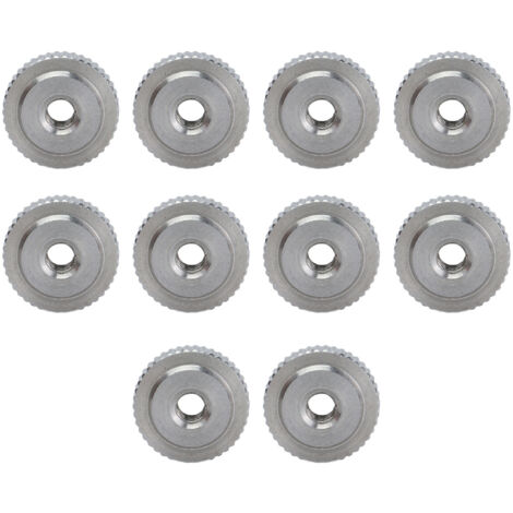 M3-Flügelmutter mit Gewinde aus Edelstahl 304, Flachkopf, 10 Stück, zum Festziehen von Hand, ideal für 3D-Drucker und Heimwerkerprojekte. (1/5)