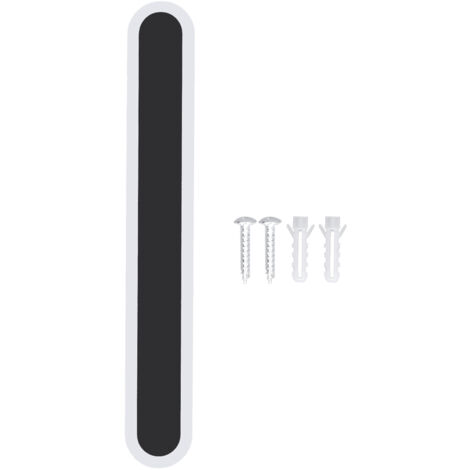 Moderne lange LED-Wandleuchte [LED-Wandstreifen] + [Moderne Wandleuchte] + [Dekorativer Wandstreifen] + [Langer weißer Lichtstreifen, Aluminium/Acryl, 400 mm, horizontale/vertikale Montage, 20 W, 85–2 (1/2)