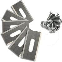 Ersatzmesser aus Edelstahl für Mähroboter – 30 Stück, 36,5 x 18,5 x 0,65 mm, silber