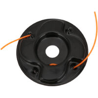 Universeller Freischneiderkopf aus Manganstahl, schwarz, 13,5 cm, 26 mm Mittelloch
