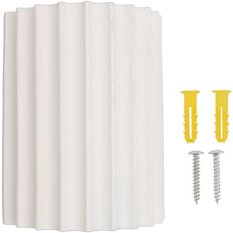 LED-Wandleuchte – Dekorative Wandlampe mit zwei G9-Fassungen – Weiß (1/2)