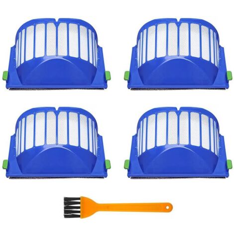 Juego de accesorios de 3 piezas para aspiradora con filtro HEPA para la serie iRobot Roomba 600 (650, 620) (1/4)