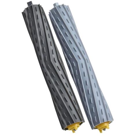 Repuestos originales de iRobot: cepillos de goma multiusos para Roomba series 800 y 900 (1 juego de cepillos de goma multiusos). (1/4)