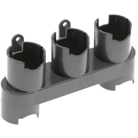 Dispositivo para colgar los cabezales de cepillo de las aspiradoras Dyson V7 a V15 (gris, 5 orificios) (1/4)