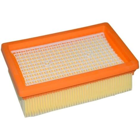 Filtro HEPA para aspiradoras multiusos Kärcher WD4/WD5/WD6/MV4/MV5/MV6: cartucho de filtro plegable, lavable y reutilizable (1 unidad). (1/4)