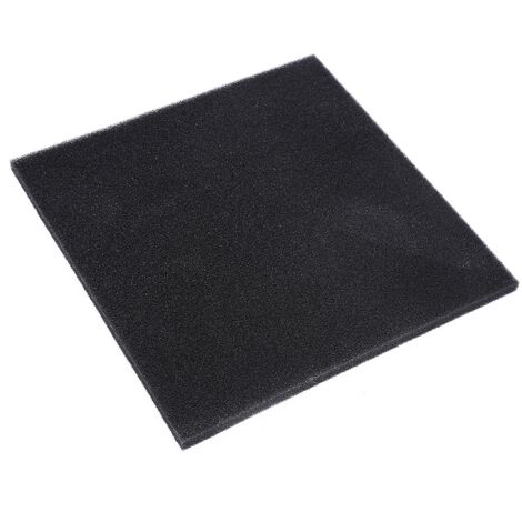 Filtro de esponja de algodón bioquímico negro para acuario, 50x50x2 cm (1/5)