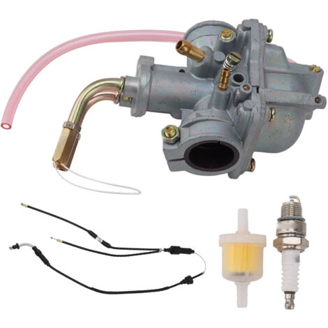Kit de reparación de carburador de 20 mm con cable del acelerador, filtro y bujía para Y-Zinger PY50 a partir de 1981 y modelos compatibles. (1/5)