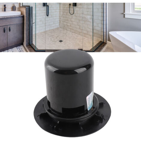 Rejilla de desagüe de ducha de ABS/PP con protección antiobstrucción para platos de ducha (118 x 118 x 95 mm, 2 piezas) – tapa de desagüe para baños y piscinas