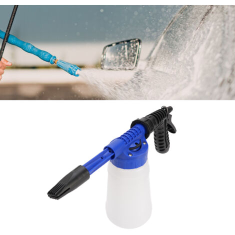 Cañón de espuma para coches: potente lanza de lavado de ABS de 10,5 cm con 5 accesorios. Ideal para camiones, barcos y autocaravanas.