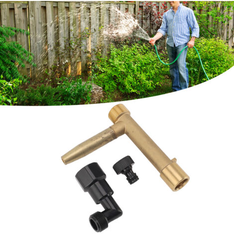 Llave de válvula de liberación rápida para riego de jardín – kit de riego (llave de válvula, codo de conexión, varilla de cobre) (1/5)