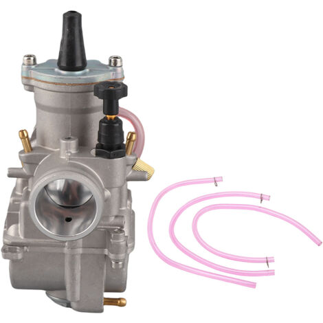Carburador metálico de corredera plana de 28 mm para motocicletas KX80, KX100 y KX125 con colectores de admisión. (1/5)