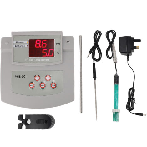 Medidor de pH de sobremesa de alta precisión para laboratorios – Kit de análisis automático de pH/temperatura, ATC, 230 V (1/5)