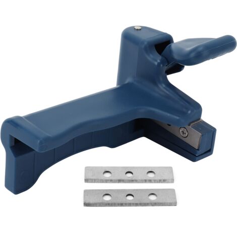 Canteadora de madera - Corte recto profesional - PVC, cuchilla incluida - Alineación perfecta para chapa y melamina (0-40 mm) (1/5)
