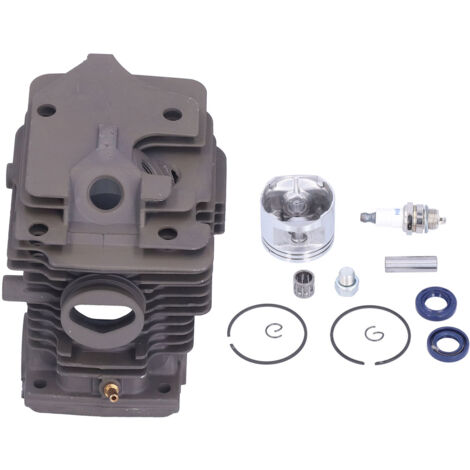 Kit de cilindro y pistón de 46 mm con bujía para motosierras Stihl MS270 y MS280 – Juego completo de repuestos (1/5)