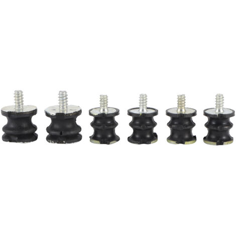 Juego de 6 almohadillas aislantes de montaje – Husqvarna 268 272 61 266, Jonsered 625 630 670 – Nuevo sistema antivibración fabricado en metal y caucho. (1/5)