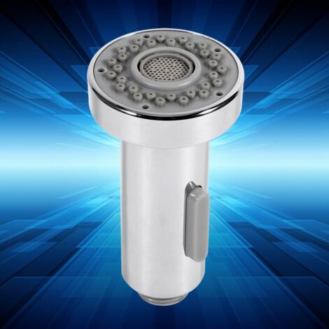 Cabezal rociador de repuesto para grifos de cocina con dos modos de funcionamiento, cromado, ABS 5MPA (1/5)