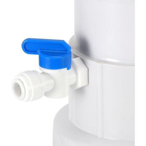 Dispensador automático de cloro/bromo para pastillas de limpieza de piscinas, ABS+PVC, 52,5 x 17 cm, accesorios (13 piezas)