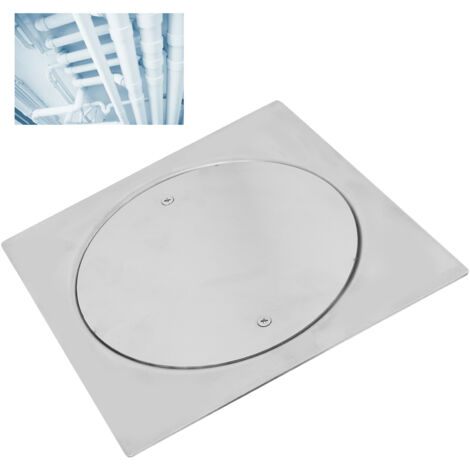 Rejilla de suelo impermeable de acero inoxidable de 110 mm, fácil montaje sin herramientas, gran capacidad de 20 x 20 cm. (1/5)