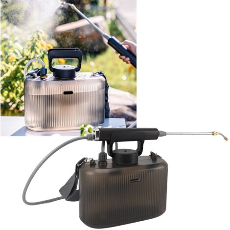 [Pulverizador eléctrico para jardín] Pulverizador eléctrico para jardín ManoMano de 5 litros con batería de litio y dispositivo de transporte para el hombro. (1/5)