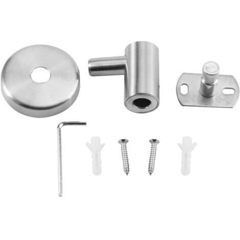 Gancho de pared sencillo fabricado en acero inoxidable 304: soporte para abrigos, toallas y utensilios de cocina. Fácil de instalar, robusto y resistente a la corrosión. Incluye tornillos (5 cm de diá (1/5)