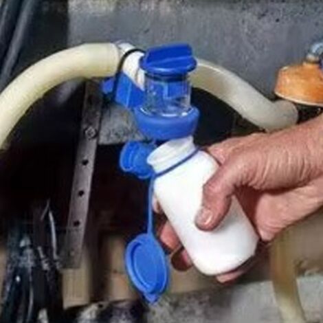 [Muestreador de leche para ganado vacuno] Muestreador de leche de plástico de 200 ml para vacas y cabras, equipo de ordeño para ganadería.