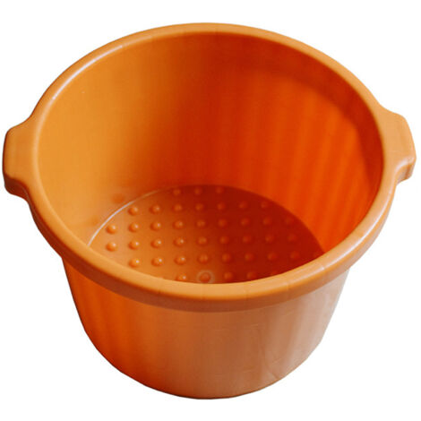 Bañera de hidromasaje para pies de 41 cm de altura, bañera de plástico de alta resistencia con Mass Effects.