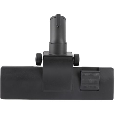 Cepillo de suelo de plástico negro de 32 mm para aspiradoras, ajustable, apto para moquetas y suelos de parqué. (1/5)