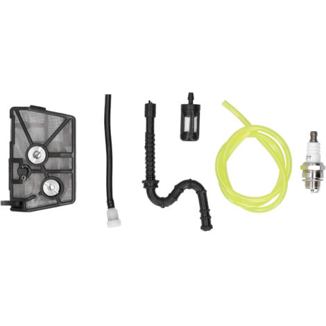 Juego de accesorios para motosierra de 6 piezas: filtro de aire + filtro de combustible + bujía, compatible con STIHL 028 028AV, ABS. (1/5)