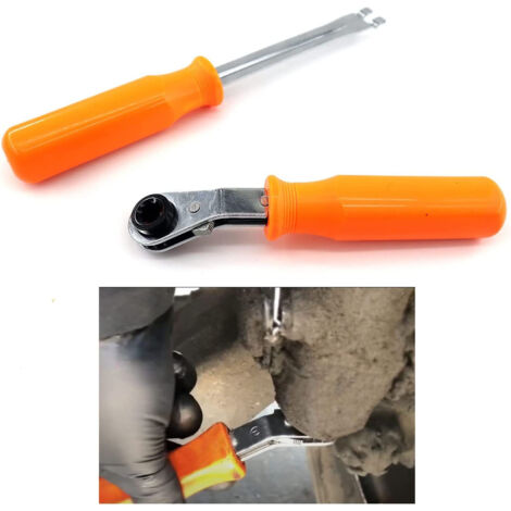 Herramienta para ajustar el freno de mano (no incluido), acero cromo-vanadio, estable, antideslizante, eficaz con puntas cuadradas dobles para el sistema Meritor, 230 g (1/5)