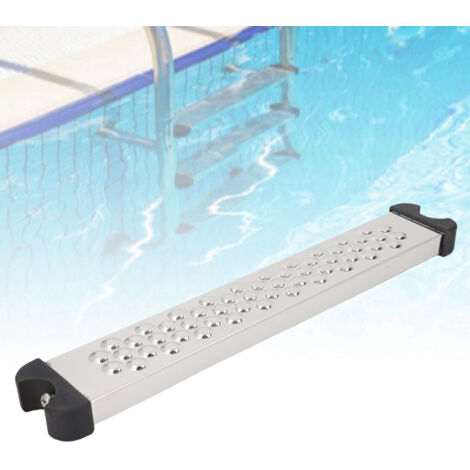 Escalones de piscina 【Acero inoxidable 304】 Antideslizantes y reforzados