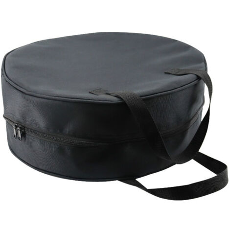Tragbare Aufbewahrungstasche für Kabel und Schläuche – Doppelreißverschluss, 600D Oxford-Gewebe, schwarz, 40,6 cm x 14 cm, für Wohnwagen und Gartengeräte (1/5)